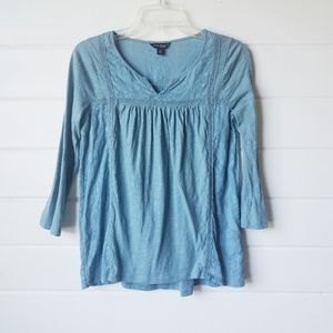 Lucky Brand blue Top Under $25